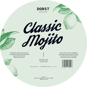 Classic Mojito Cocktail KeyKeg 20L