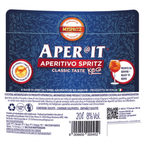 Spritz Aper@it Aperitivo PolyKeg Pro mit Innenbeutel...